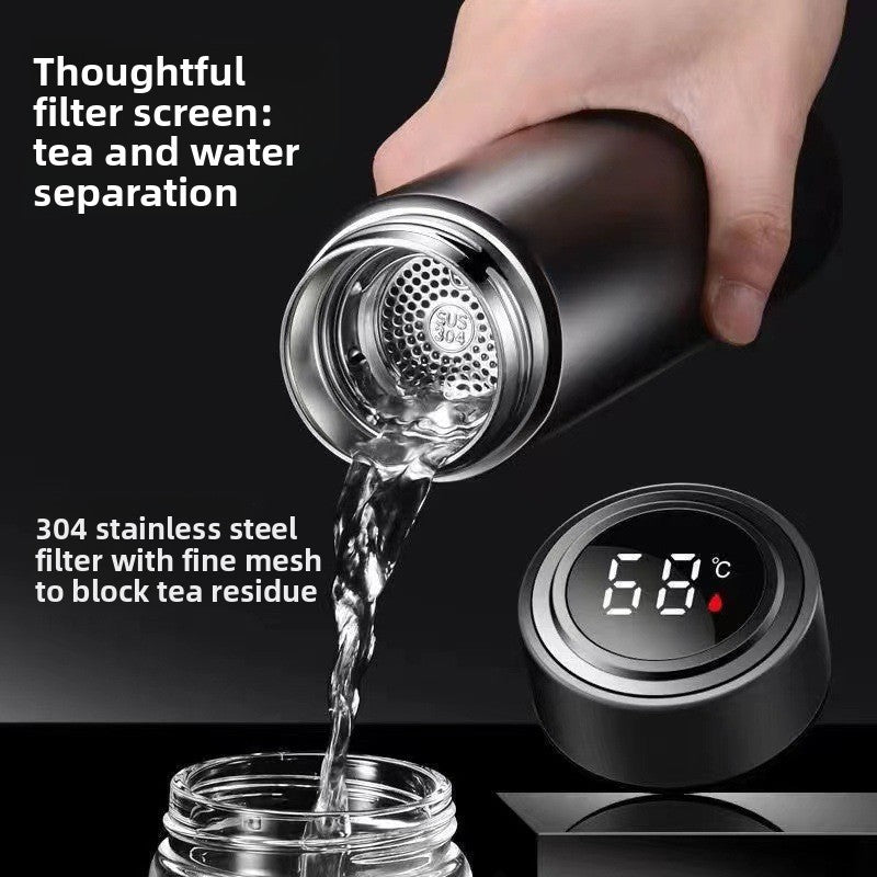 ThermoLux™ Botella Inteligente con Pantalla LED