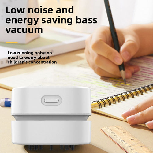 DeskVac™ Mini Aspiradora Portátil | Potente, Recargable y Perfecta para Escritorios